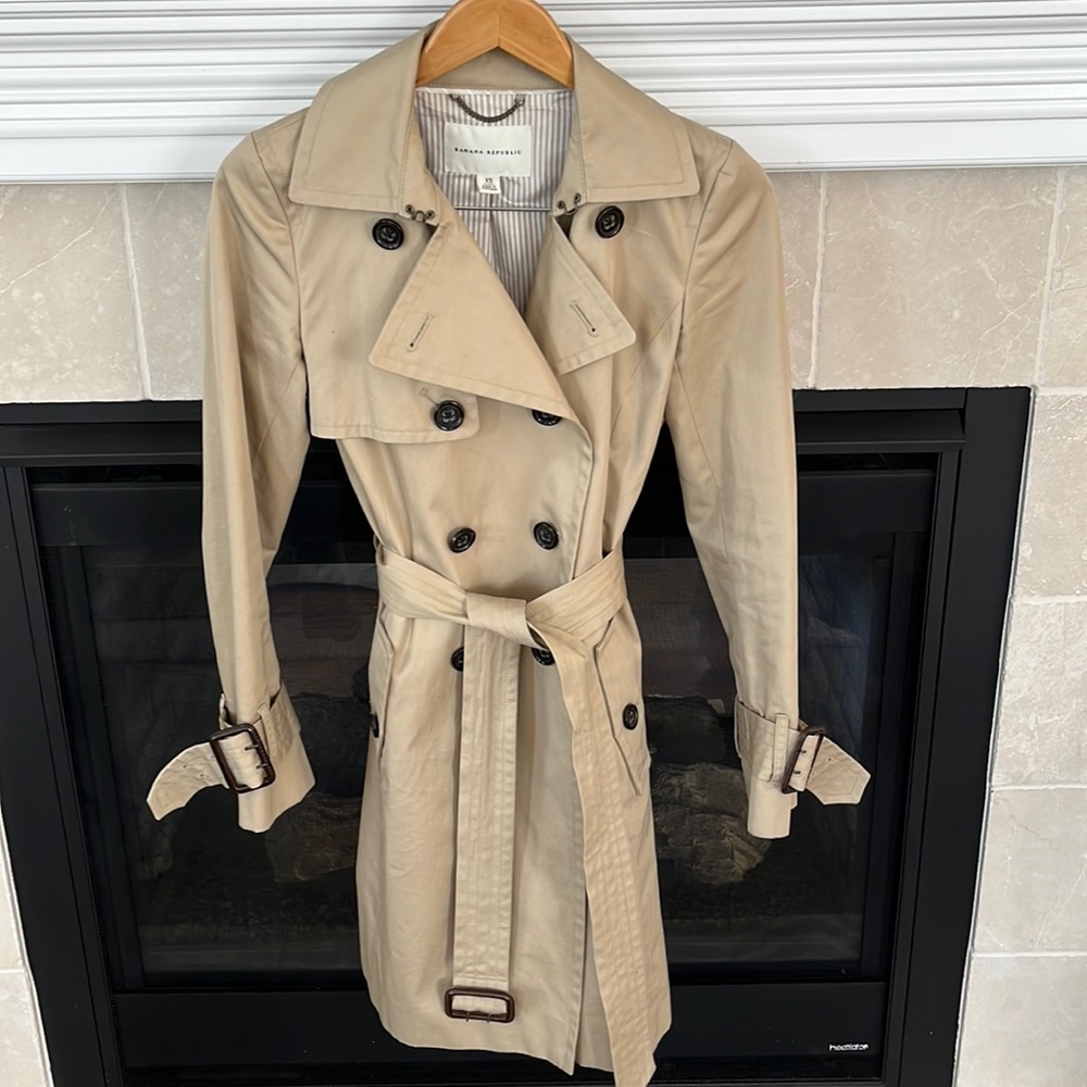 Vintage Banana Republic Trench Coat
